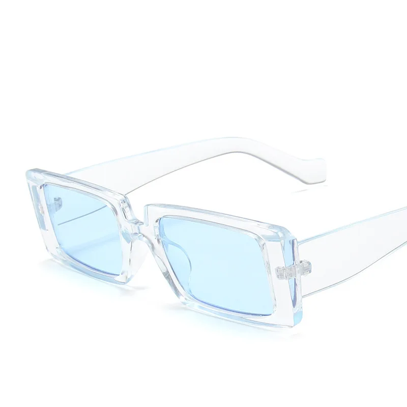 

Square Sunglasses Women Female Trend Transparent Color Personality Eyeglasses Street Shooting Catwalk Glasses