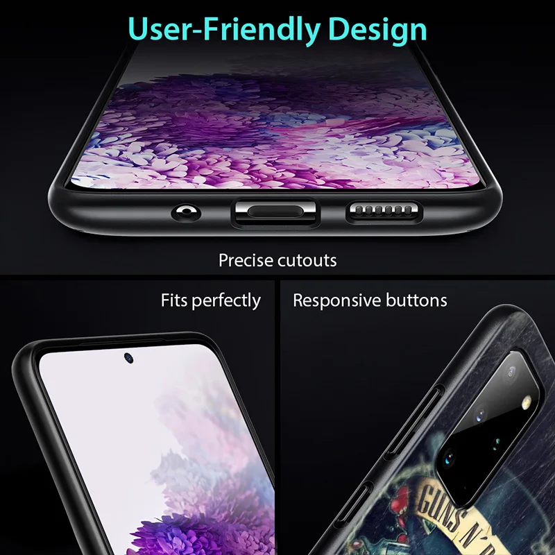 

Guns N Roses Band for Samsung Galaxy A12 S20 FE Plus Ultra Note 10 Lite A91 A71 A51 A42 A21S 5G Phone Case