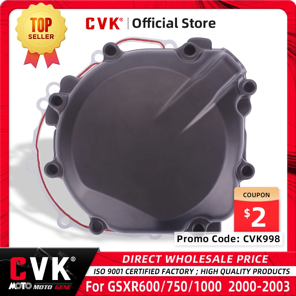 Крышка двигателя CVK боковая крышка статора для SUZUKI GSXR600 GSXR750 2000 2001 2002 2003 GSXR1000 GSXR GSX-R