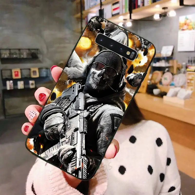 

call of duty shooting game Phone Case For Samsung A50 A51 A71 A20E A20S S10 S20 S21 S30 Plus ultra 5G M11 funda shell