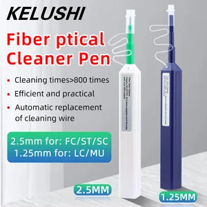 Средство для очистки оптоволоконного коннектора, инструменты для очистки оптоволоконного коннектора 2,5 мм SC ST FC и 1,25 ММ LC