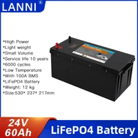 lifepo4 24v60ah battery pack is suitable for power supply of household appliances in boat mowing room and vehicle
