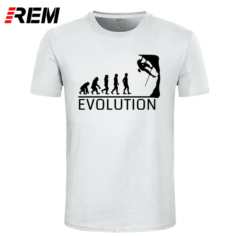 Футболка REM для отдыха человеческая эволюция история орангутан Черный Принт
