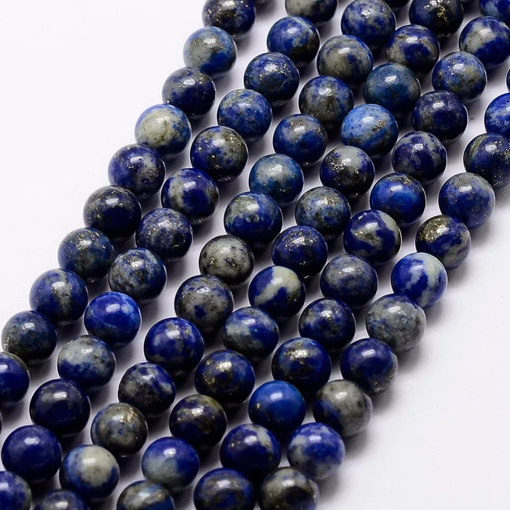 

1 Strand Natural Lapis Lazuli Beads Strands Round 10mm Hole: 1mm about 38pcs/strand 15.5 inches(39cm)