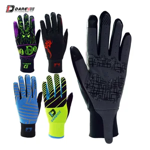 Длинные велосипедные перчатки DAREVIE, противоударные велосипедные перчатки с сенсорным экраном, велосипедная перчатка s, длинная талия, дышащие, велосипедная перчатка