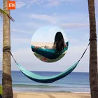 Подвесная кровать-гамак Youpin zaofeng на 1-2 человек, парашютные гамаки, максимальная нагрузка 300 кг, уличные качели для кемпинга, парашютные тканевые качели