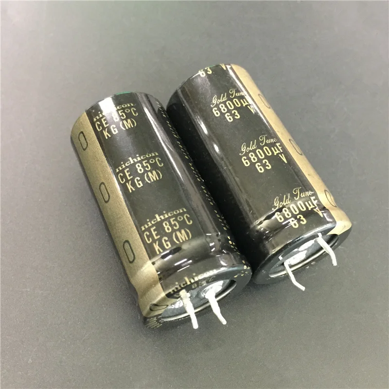 5 шт. 6800 мкФ 63V NICHICON KG серия 25x50 мм 63V6800uF Gold Tune HiFi аудио конденсатор|Конденсаторы| |