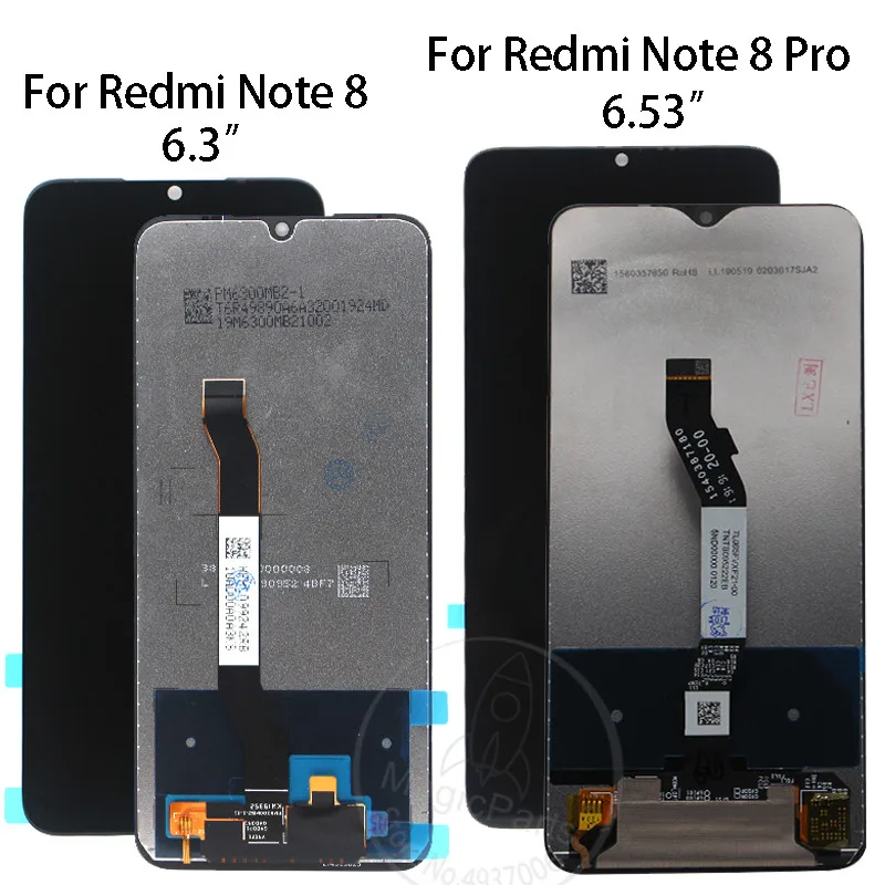 ЖК дисплей для Xiaomi Redmi note 8 note8t сенсорный экран с дигитайзером в сборе запчасти 8t