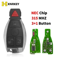 xnrkey 31button remote control key with nec chip 433mhz replace smart card for mercedes benz a e s g clk slk ml class 2000 2017