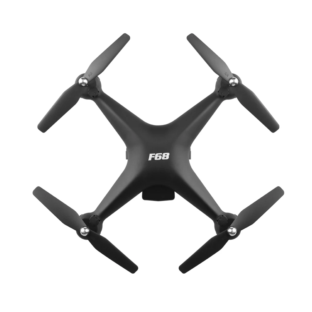 F68 игрушки HD камера трек полета Безголовый режим Дрон ABS Летающий RC Квадрокоптер оптический поток подарок в реальном времени широкий угол вертолет