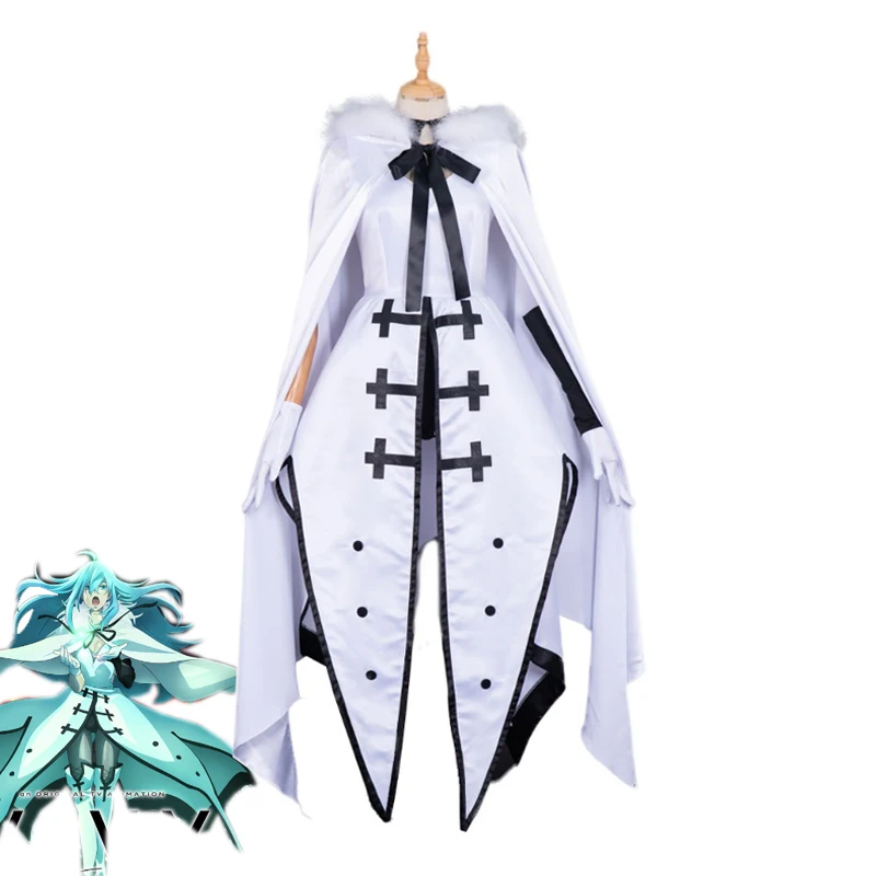

Anime Vivy Fluorite Eye's Song Cosplay Costumes White Dress Uniforms Fancy Outfits Halloween Carnival Party Suits Custom Made