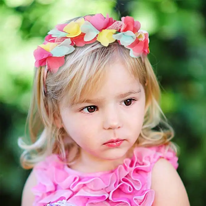 1 шт. богемные венки ободки для женщин и девочек шифоновые цветы цветочные