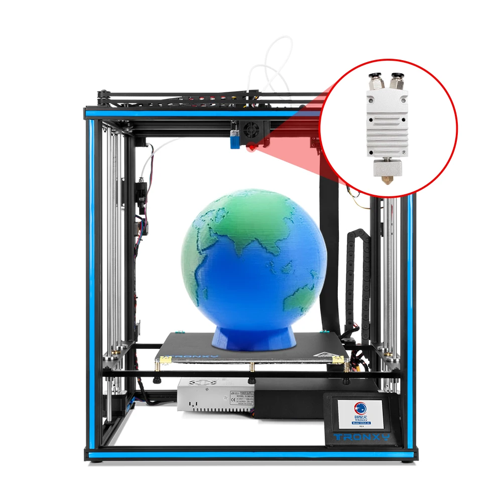 Настольный 3D принтер высокой точности X5SA 400 2E/X5SA размер печати мм * и SD карта 8 Гб|3D