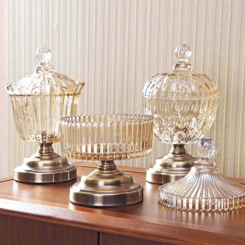 Нордическая Хрустальная стеклянная банка многофункциональная для хранения