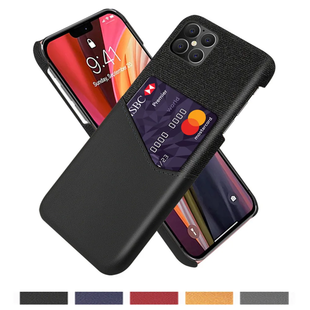 

Card Slots PU Leather Business Cover Funda Coque For iPhone 12 Mini 11 Pro XS Max XR X SE 2 2020 6 6S 7 8 Plus 5 5S Case Capa
