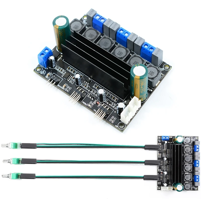 

TPA3116D2 Subwoofer Amplifier Board HiFi Digital 2.1 Amplifier Board Audio Amplifiers 100W Bass Output DC12-25V