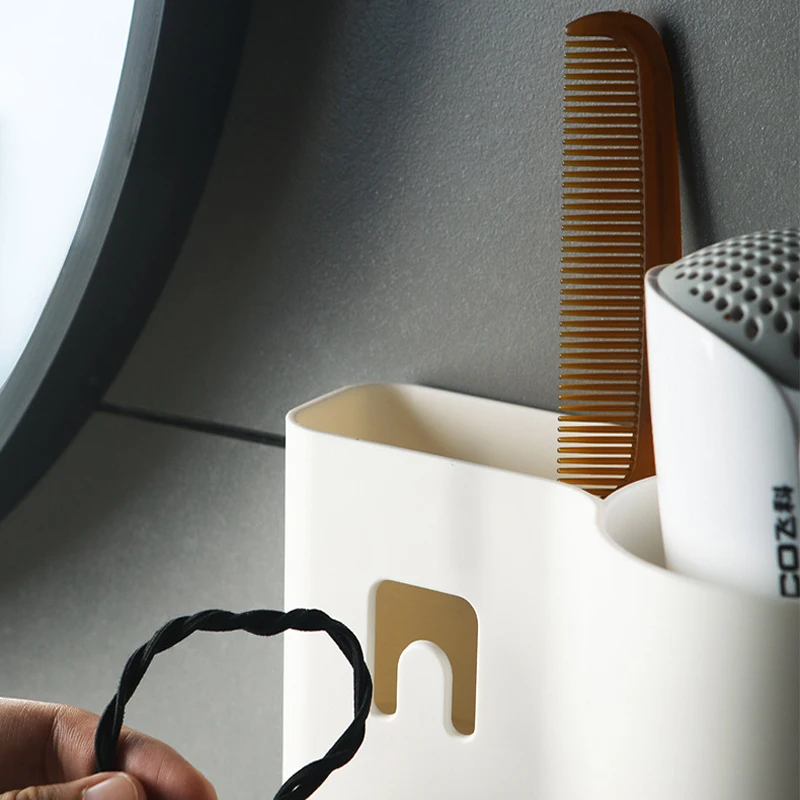 Домашний Жилая пластиковая ванная комната фен расческа Косметика подвесной