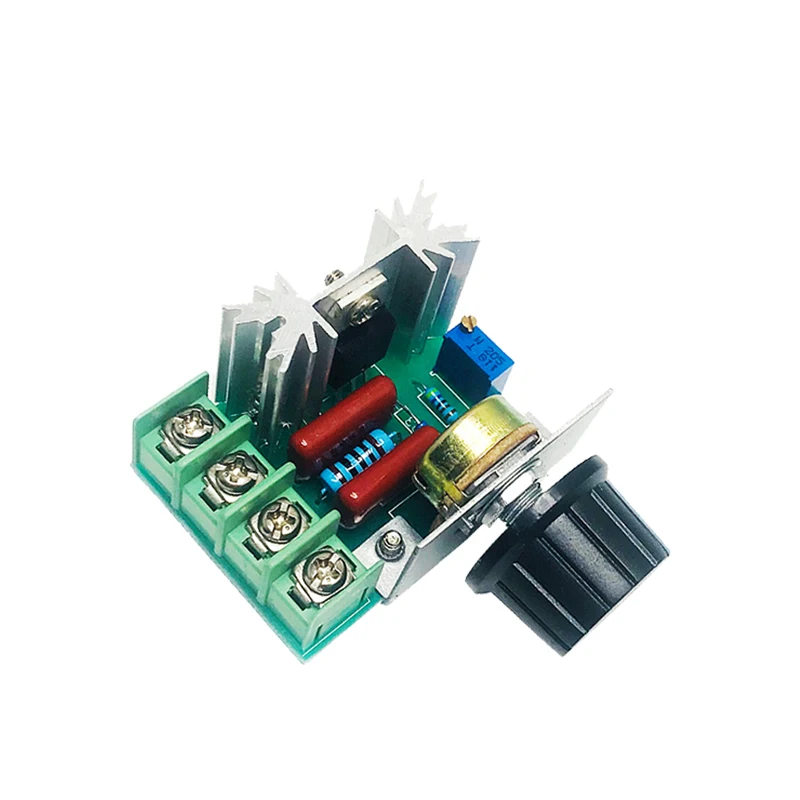 

AC 220V 2000W SCR Voltage Regulator Dimming Dimmers Motor Speed Controller Thermostat Electronic Voltage Regulator Module
