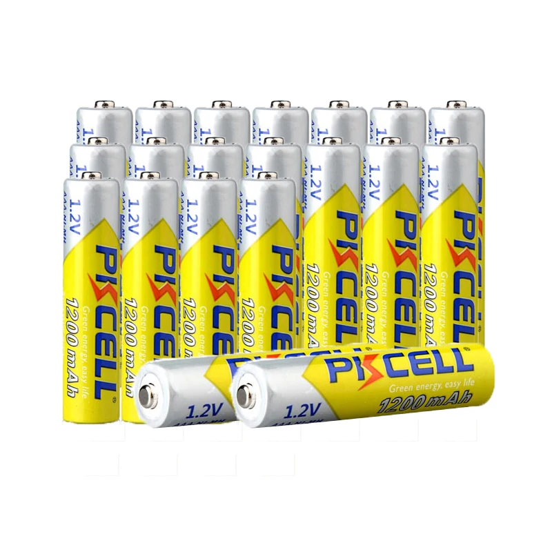 

Аккумуляторная батарея PKCELL, 20 шт., 1,2 в, AAA, 1200 мА · ч, NIMH, 3 А