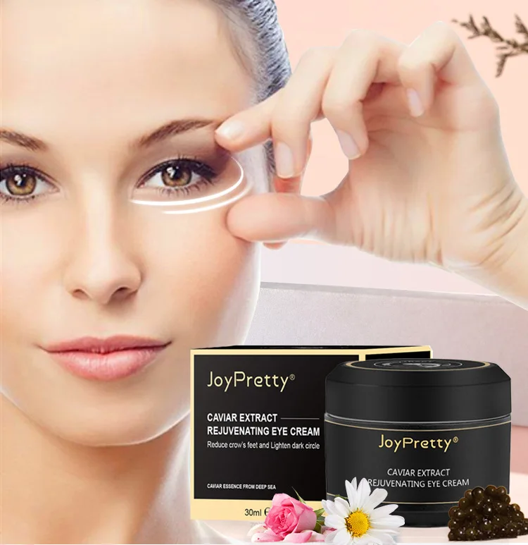 

JoyPretty Dark Circle Remove Eye Cream Caviar Anti Aging Wrinkle Treatment Serum Lighten Fine Lines Moisturizing Skin Care 30ml