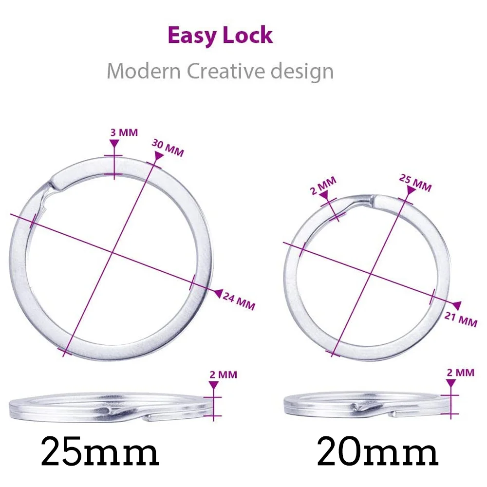 20 штук туфли на плоской подошве с круглым носком брелки кольцом металлические