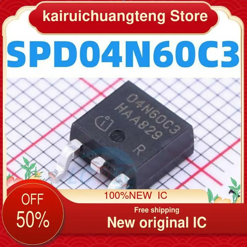 （1PCS） 04N60C3 SPD04N60C3 4A 600V TO-252 New original IC