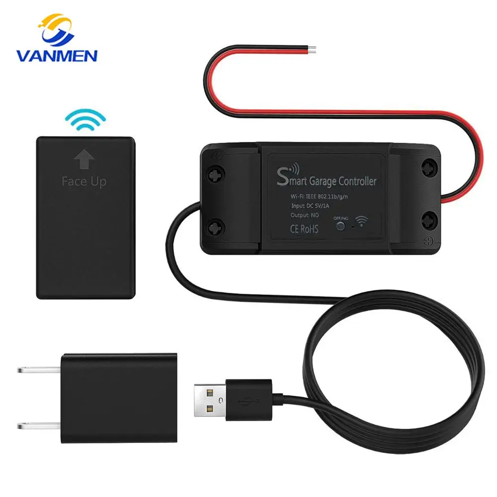 Умный переключатель для гаражных дверей с Wi Fi беспроводной датчик открывания