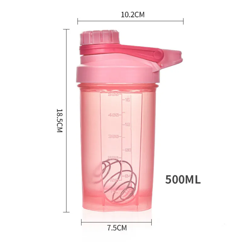

400ML/600ML Herbalife Water Bottle For Drink Plastic Leak Proof Sports Bottles Protein Shaker Water Bottle Drinkware BPA FREE