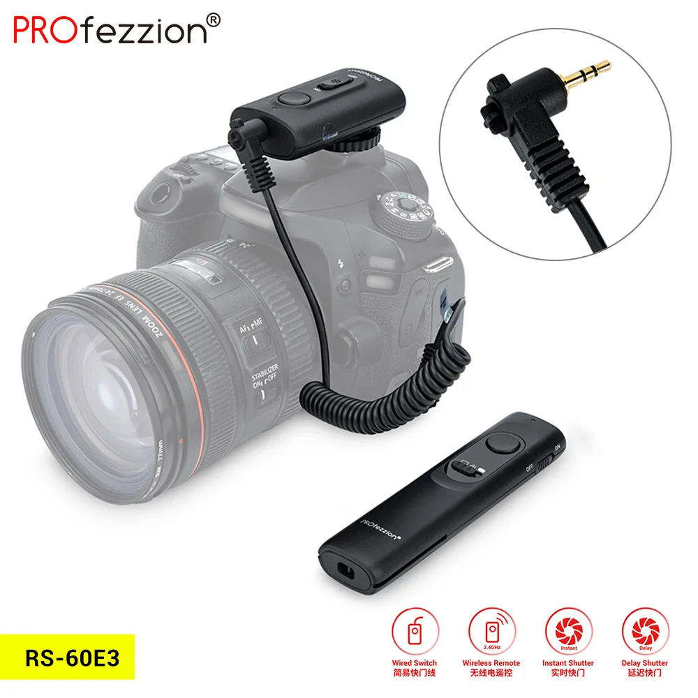 Камера с беспроводным дистанционным управлением спуска затвора лампочка для Canon