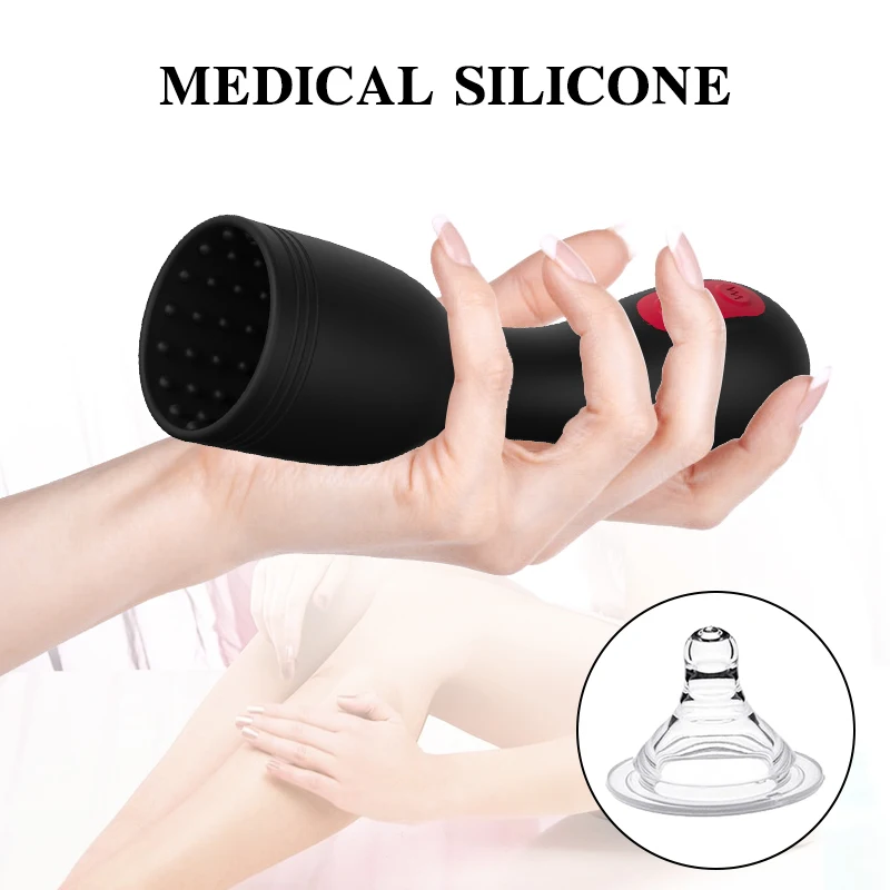 GUIMI Handheld Glans Vibrator Penis Stimulator Exerciser Male Masturbator Ejaculation Delay Last Trainer Adult Sex Toys for Men |