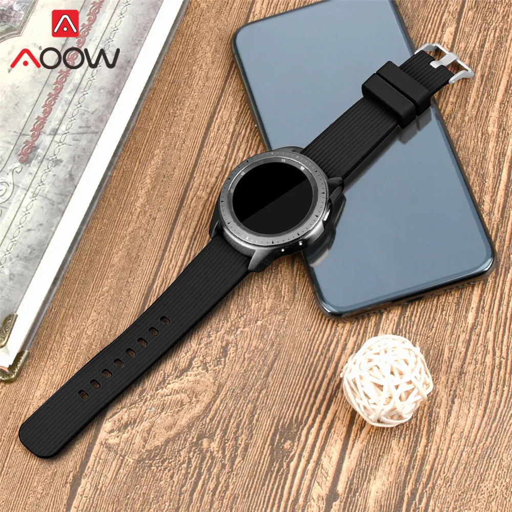 20 мм силиконовый спортивный ремешок для samsung Galaxy Watch Active 42 мм gear S2 Huami Amazfit bip с застежкой из розового золота для мужчин и женщин браслет
