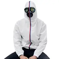 Куртка, которая полностью застегивается на голове#5