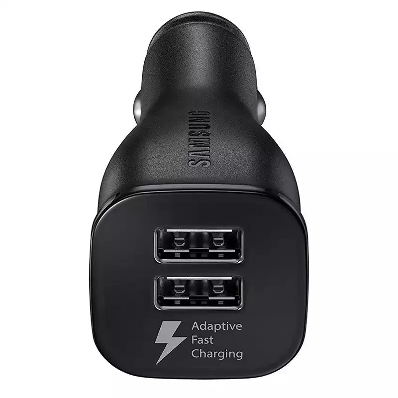 

Samsung Car Charger Dual Usb Adaptive Fast Adapter Micro / Type C Cable For Galaxy S6 S7 S8 S9 S10 note 10 Plus A70 A50 Note 9 8