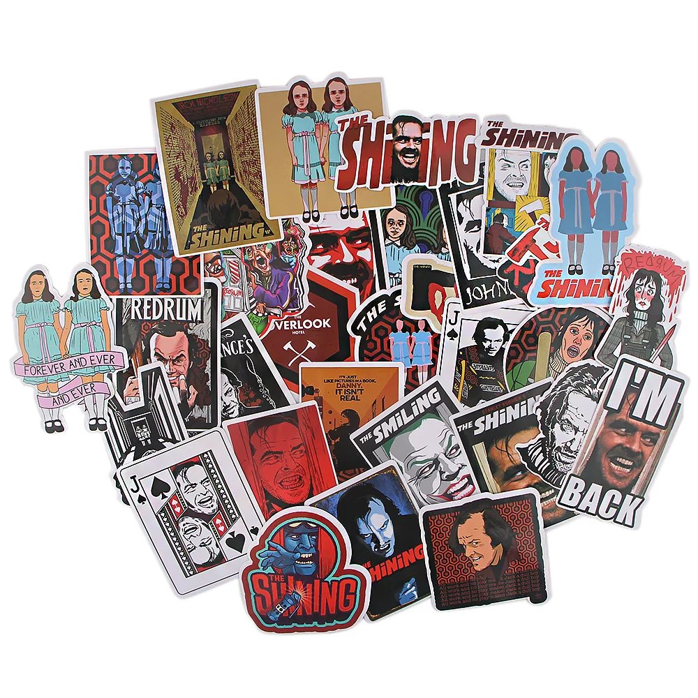 

Наклейки Ransitute R1027, 32 шт./компл., фильмы ужасов, призрачные близнецы, креативные наклейки, стикеры в мультяшном стиле для блокнотов чехол для т...