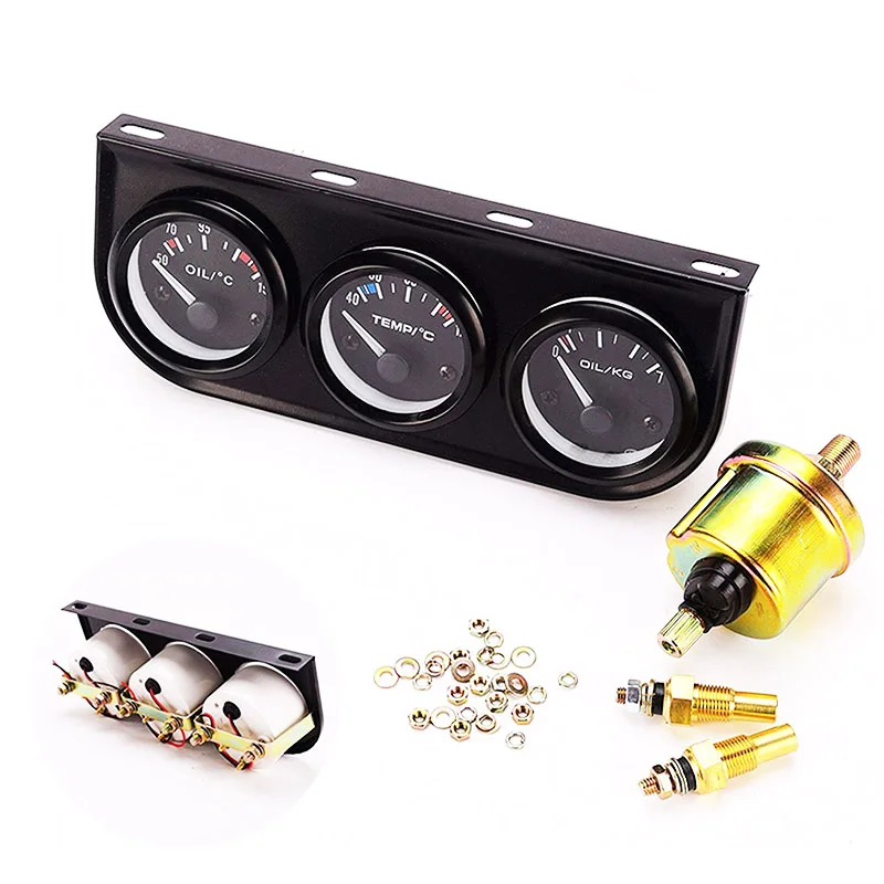 Тройной комплект 52 мм датчик температуры воды/температуры масла/Датчик давления