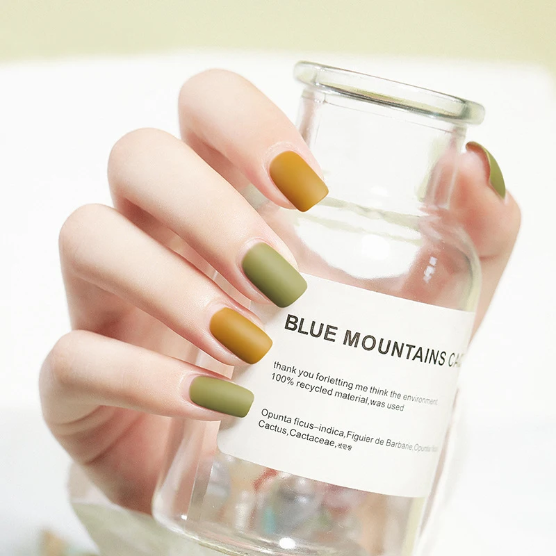 Гель-лак для ногтей Гибридный гвоздь полуперманентный лак маникюра однотонный