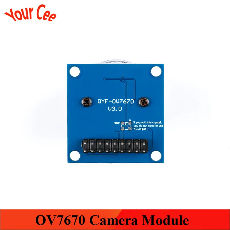 Регулируемый макромодуль камеры OV7670 с универсальным металлическим интерфейсом