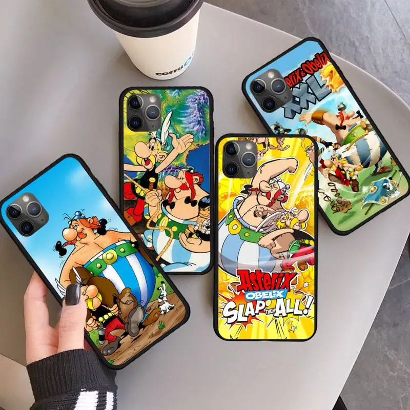 

Asterix cartoon Phone Case For iphone 12 11 13 7 8 6 s plus x xs xr pro max mini