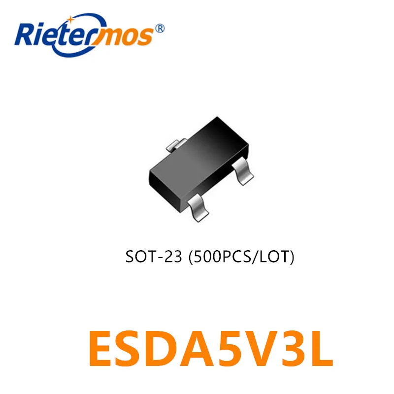 

500pcs ESDA5V3L ESDA5V3 SOT-23 made in China