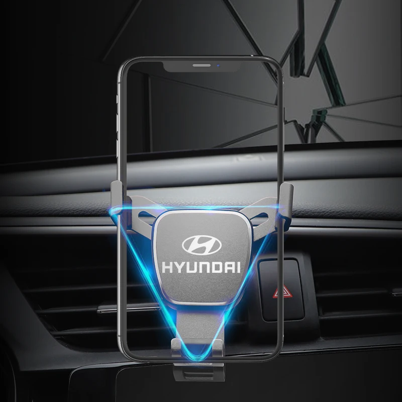 Car Mobile Phone Holder Matte Shockproof 360°Rotatable For Hyundai Accent Azera Elantra I10 I20 I30 IX20 IX25 Genesis Kona Getz |