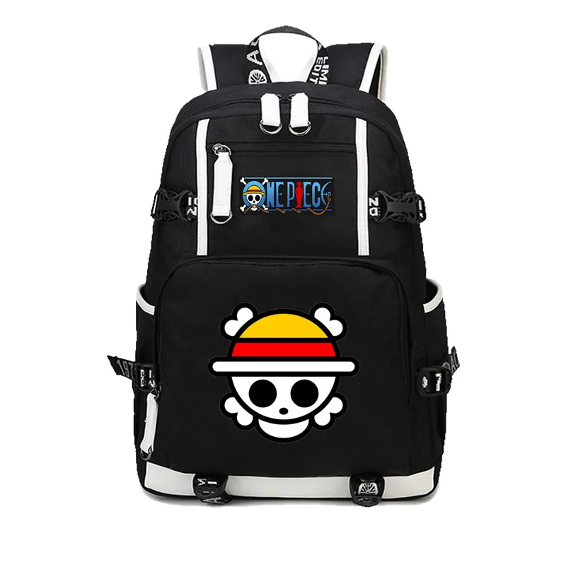

Japan anime One Piece Luffy backpack Cartoon casual backpack teenagers Men women's Student School Bags Female Male backpack