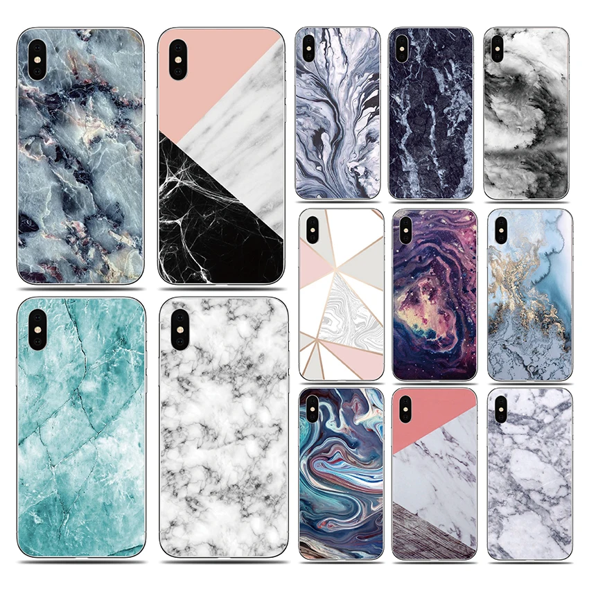 Для OPPO Reno 4 5G 3 pro 4G 2 2Z 10X zoom чехол милый мраморный Мягкий Силиконовый ТПУ защитный