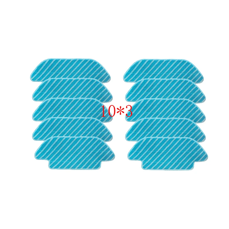 

30Pcs Vacuum Cleaner Mop Cloth for Cecotec Conga 4090 Rag Mopping pad Cleaning Mop Pads Replacement Parts