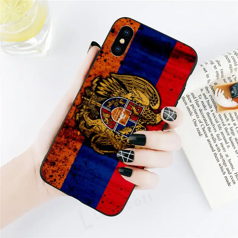 

Armenia Armenians Flag Phone Case for iPhone 11 12 pro XS MAX 8 7 6 6S Plus X 5S SE 2020 XR