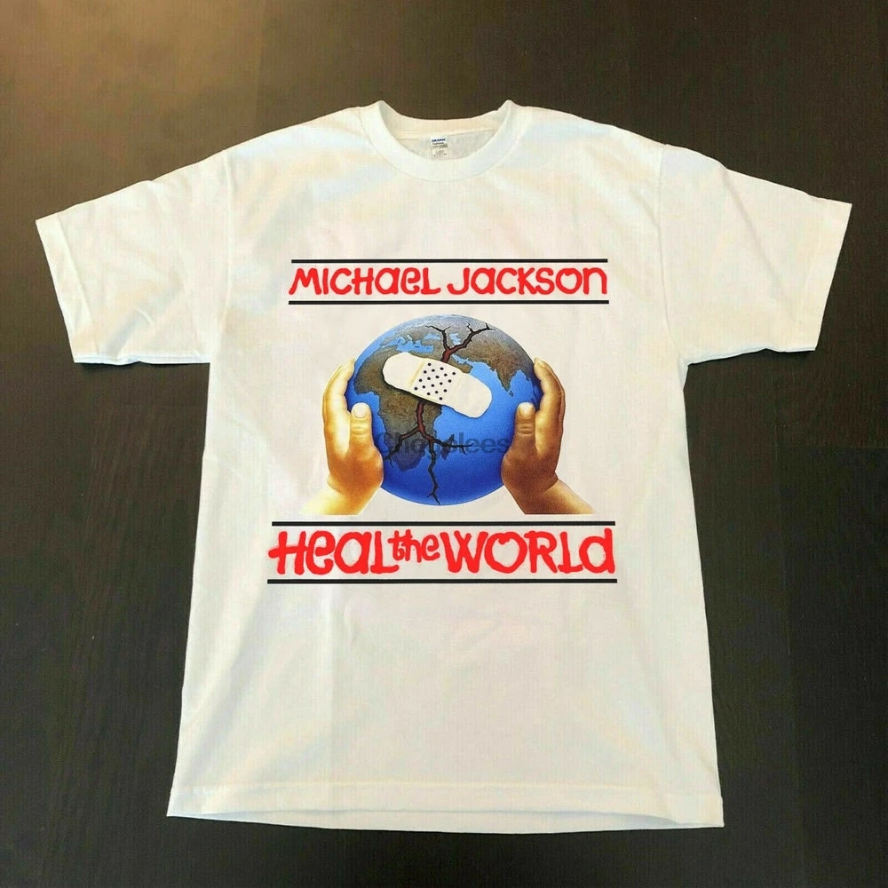 Heal the World 1997 Майкл Джексон Tour Мужская футболка размер США |