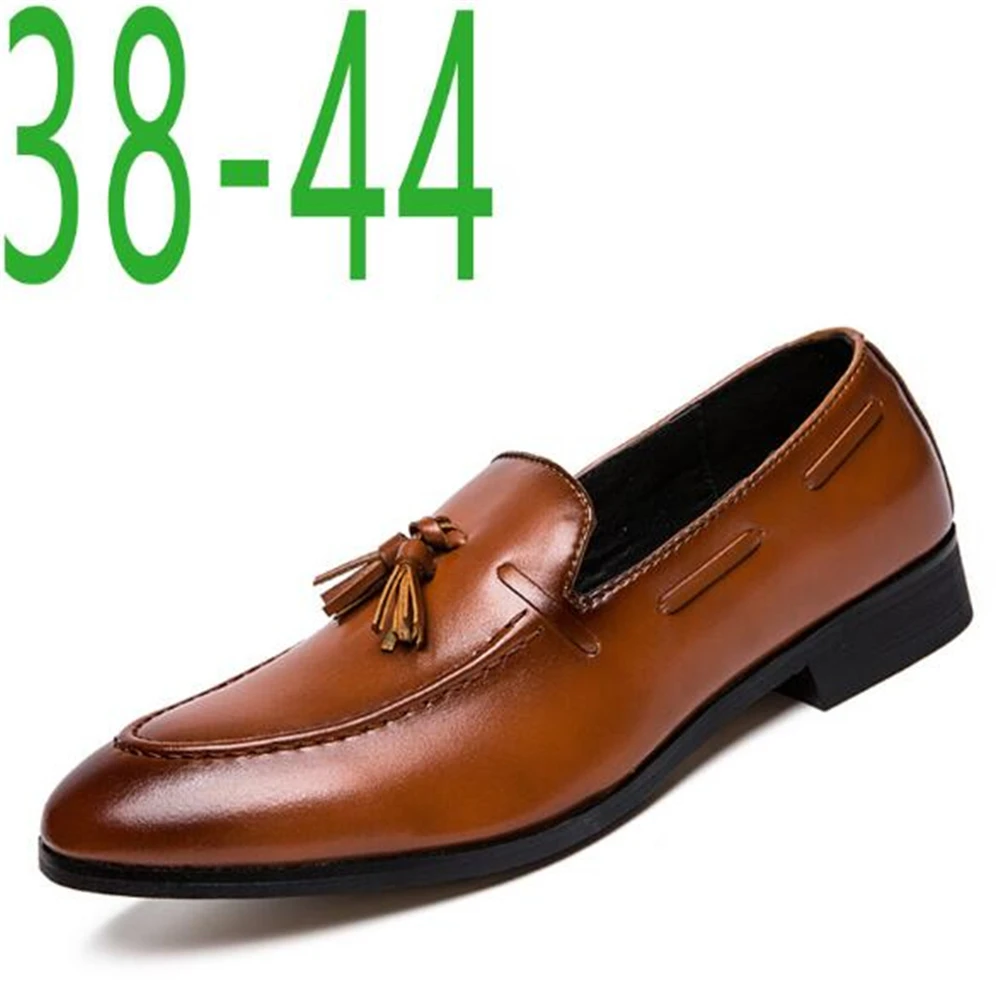 Мужские кожаные модельные туфли повседневная обувь из натуральной кожи