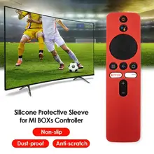 Covers For Xiaomi Mi TV Box S Bluetooth-compatible Wifi Smart Remote Control Case Silicone Skin-Friendly Shockproof Protective