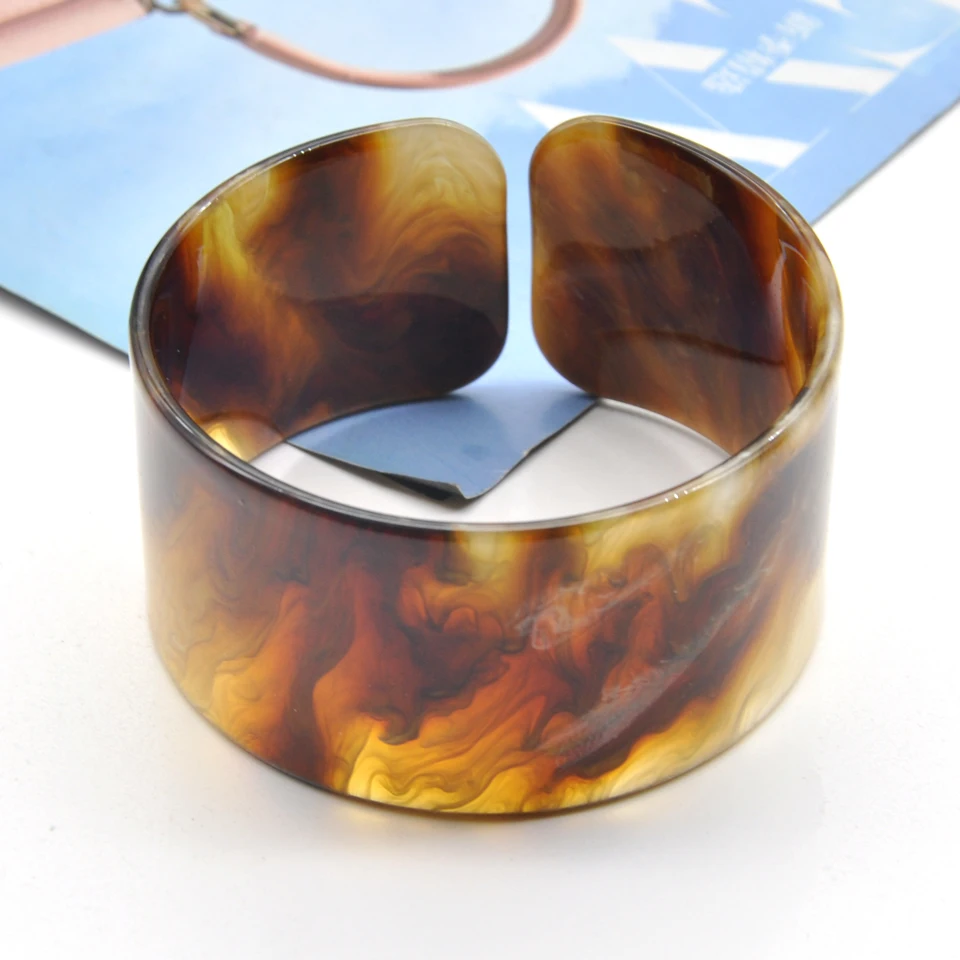 Женский винтажный легкий Акриловый Браслет манжета|cuff bracelets|wide cuff braceletcarter bangle |