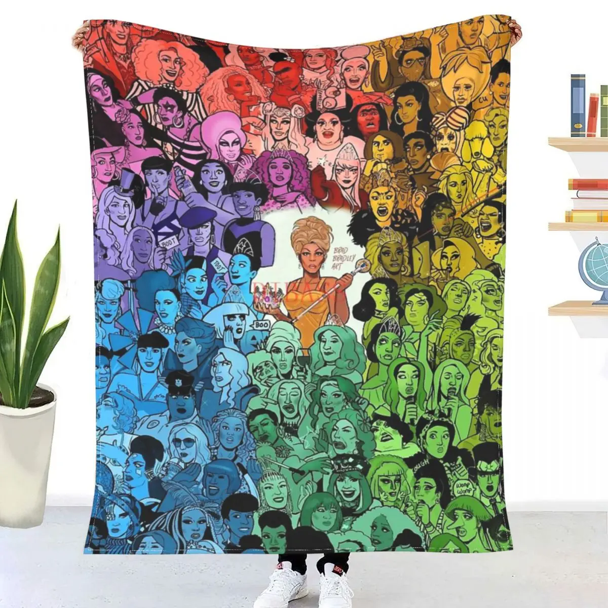 

The Drag Race Family 3D Printed Flannel Throw Blanket Bedspread Sofa blankets