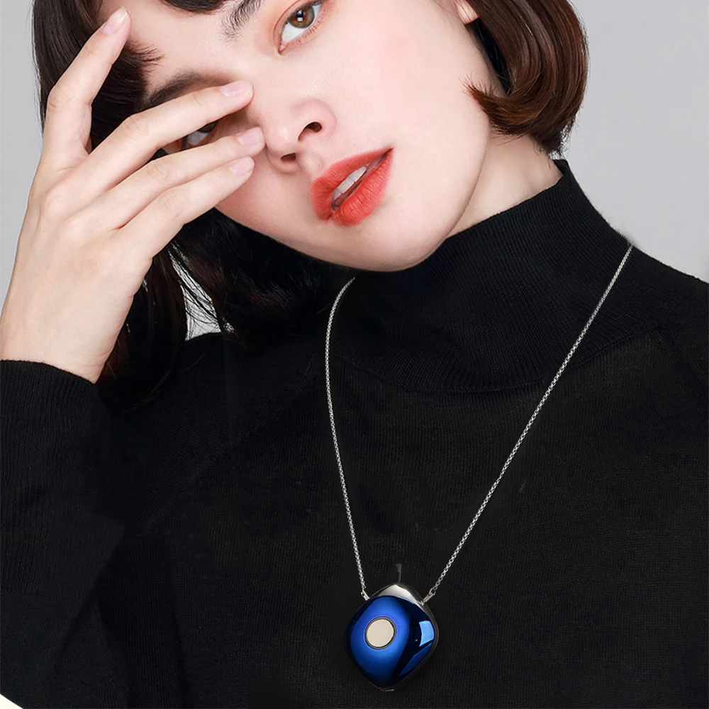 Ожерелье Очиститель воздуха мини USB портативный персональный носимый ожерелье